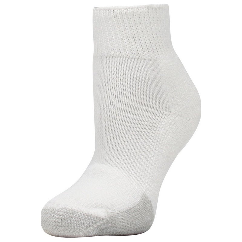 thorlos womens Tmx Max Cushion Ankle Tennis Socks, White (3 Pairs), Medium US - Image 1